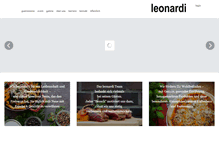Tablet Screenshot of leonardi-kg.de